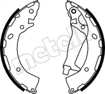 Комлект тормозных накладок METELLI 53-0189