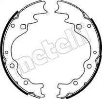 Комлект тормозных накладок METELLI 53-0202