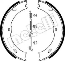 Комплект тормозных колодок, стояночная тормозная система METELLI 53-0246K