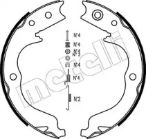 Комлект тормозных накладок METELLI 53-0268K