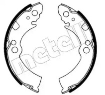 Комлект тормозных накладок METELLI 53-0272