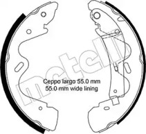 Комлект тормозных накладок METELLI 53-0291