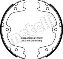 Комлект тормозных накладок METELLI 53-0297