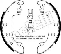 Комлект тормозных накладок METELLI 53-0324