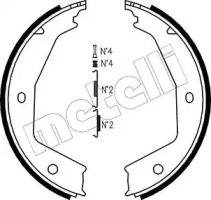 Комплект тормозных колодок, стояночная тормозная система METELLI 53-0331K