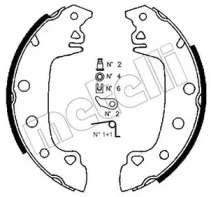 Комплект тормозных колодок METELLI 53-0340K