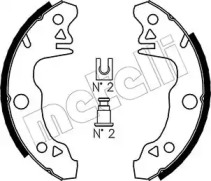 Комлект тормозных накладок METELLI 53-0341