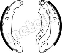 Комлект тормозных накладок METELLI 53-0356