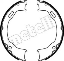 Комлект тормозных накладок METELLI 53-0364