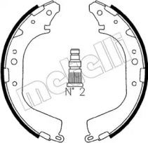 Комлект тормозных накладок METELLI 53-0415