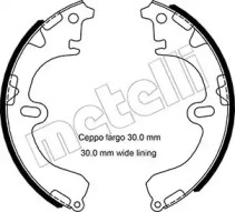 Комлект тормозных накладок METELLI 53-0423