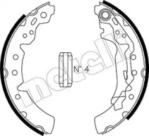 Комлект тормозных накладок METELLI 53-0432