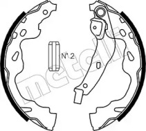 Комлект тормозных накладок METELLI 53-0438