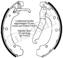 Комлект тормозных накладок METELLI 53-0467