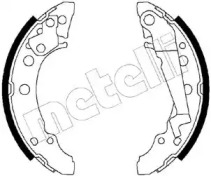 Комлект тормозных накладок METELLI 53-0470