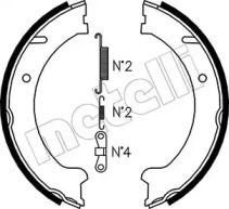 Комплект тормозных колодок, стояночная тормозная система METELLI 53-0480K