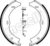 Комлект тормозных накладок METELLI 53-0507K