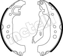 Комлект тормозных накладок METELLI 53-0537