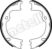 Комлект тормозных накладок METELLI 53-0568