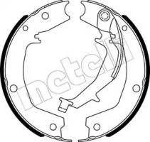 Комплект тормозных колодок, стояночная тормозная система METELLI 53-0585