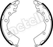 Комлект тормозных накладок METELLI 53-0588