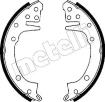 Комлект тормозных накладок METELLI 53-0598