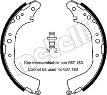 Комлект тормозных накладок METELLI 53-0607