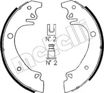 Комлект тормозных накладок METELLI 53-0614