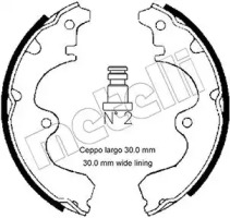 Комлект тормозных накладок METELLI 53-0634