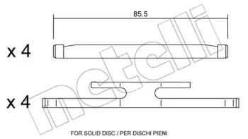 Комплектующие METELLI KIT.005