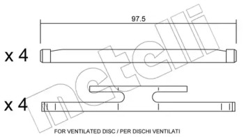 Комплектующие METELLI KIT.006