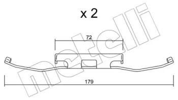 Комплектующие METELLI KIT.110