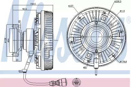 Сцепление NISSENS 86062