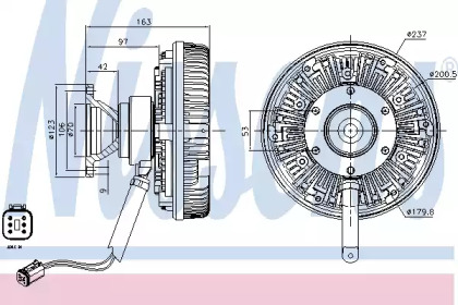 Сцепление NISSENS 86116