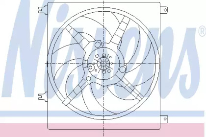 Вентилятор NISSENS 85025