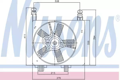 Вентилятор NISSENS 85056