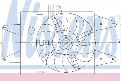 Вентилятор NISSENS 85133
