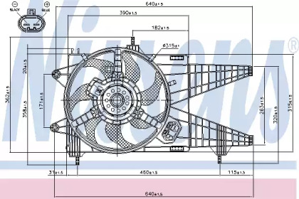 Вентилятор NISSENS 85160