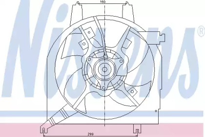 Вентилятор NISSENS 85218