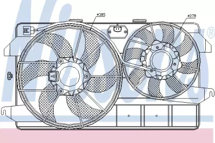 Вентилятор NISSENS 85263