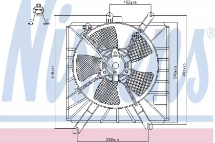 Вентилятор NISSENS 85272