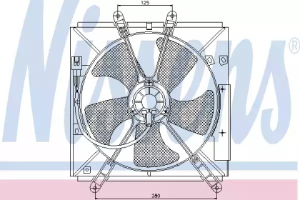 Вентилятор NISSENS 85330