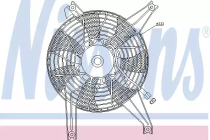 Вентилятор NISSENS 85383