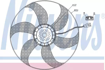 Вентилятор NISSENS 85403