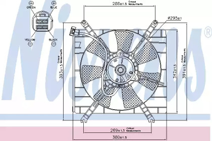 Вентилятор NISSENS 85414