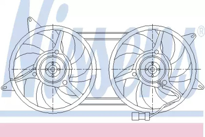 Вентилятор NISSENS 85439