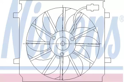 Вентилятор NISSENS 85452