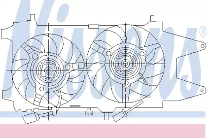 Вентилятор NISSENS 85481