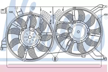 Вентилятор NISSENS 85523