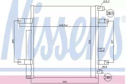 Конденсатор, кондиционер NISSENS 940094